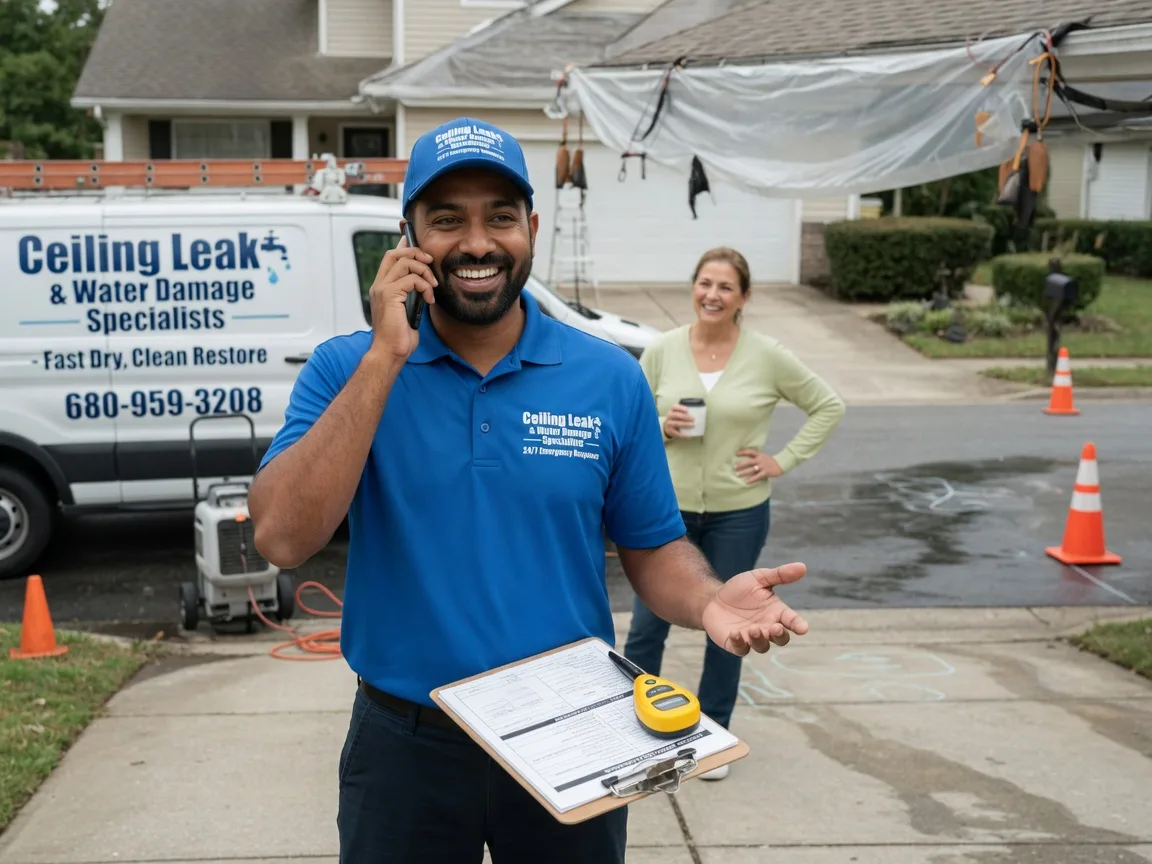 Ceiling Leak Cleanup Rippey, IA FAQs